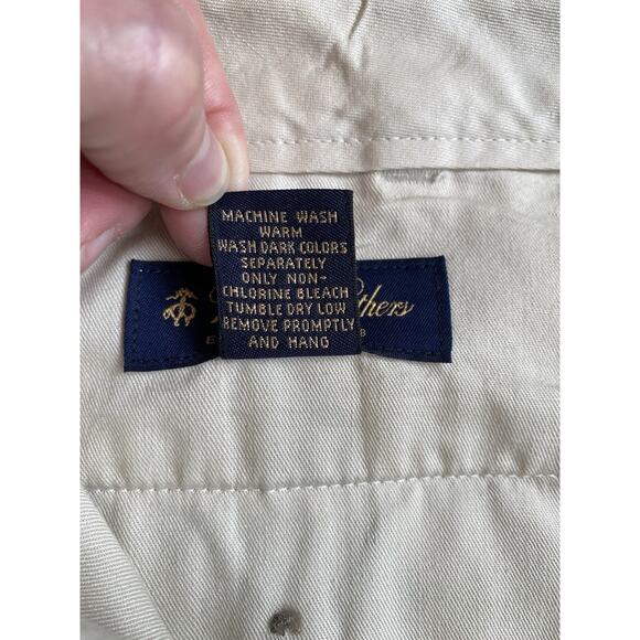 Brooks Brothers Shorts Mens Size 36 Cotton 8” Inseam Classic Preppy Summer Chino - Picture 6 of 11